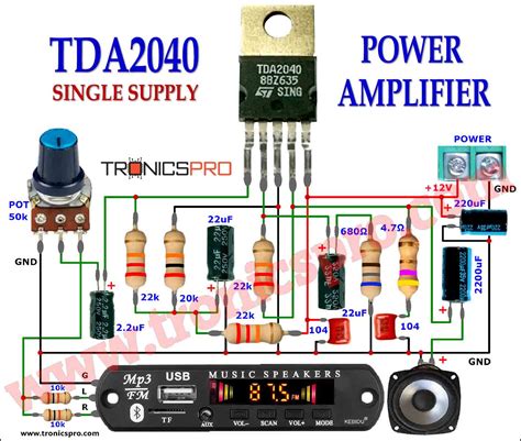 Simple Audio Amplifier Circuit Diagrams