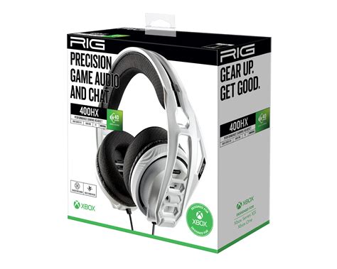 RIG Gaming 400HX White Gaming Headset for Xbox Series/Xbox One/PC ...