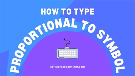 ∝ | How to Type Proportional To Symbol in Word, Windows, & Mac (On ...