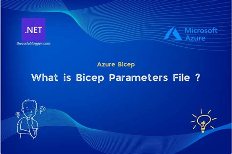 Format of Azure Bicep Parameters File