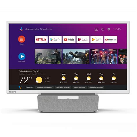 "Philips 24"" Android Smart TV with Google Assistant, Voice Control ...