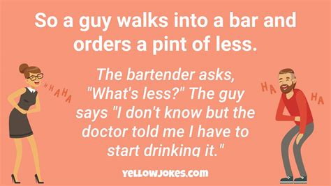 Hilarious Guy Walks Into A Bar Jokes That Will Make You Laugh