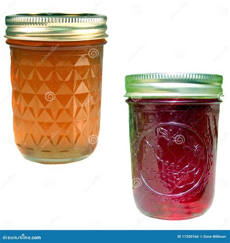 Jelly And Jam Jars Royalty Free Stock Image - Image: 17200166