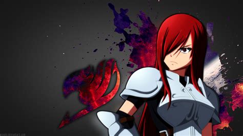 Erza Scarlet [Fairy Tail Wallpaper] by alegks on DeviantArt