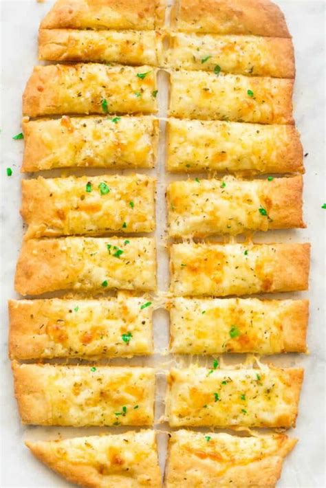 Cheesy Garlic Breadsticks (No yeast!) - The Big Man's World