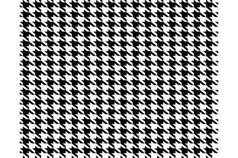 Fabric houndstooth seamless pattern. | Texture Illustrations ~ Creative ...