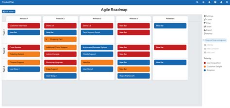 5 Roadmap Templates for Agile Teams | Free Templates