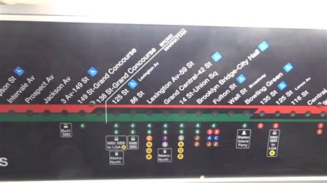 NYC Subway: A Look At The New (2) & (5) Line Strip Map - YouTube