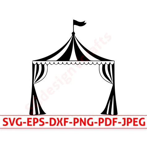 Circus Tent 2svg Carnival Tent SVG Circus Tent Clipart - Etsy