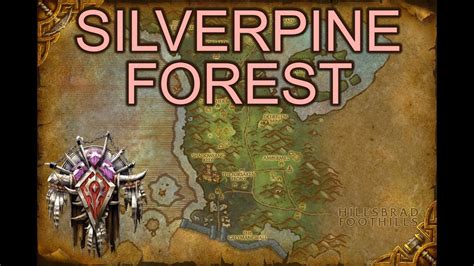 Leveling in SILVERPINE FOREST - Zone Review | (HORDE) - YouTube