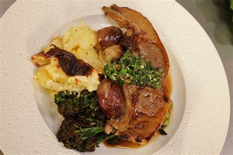 Barnsley Lamb Chops with Gratin Jabron Potatoes - James Martin Chef