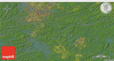 Satellite 3D Map of Sioux Lookout