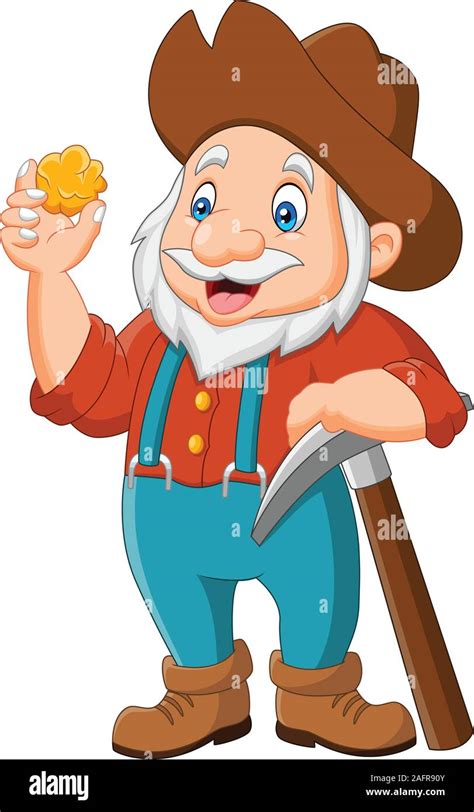 Cartoon gold prospector Stock Vector Image & Art - Alamy