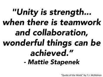 Short Inspirational Quotes About Unity - Short Quotes : Short Quotes