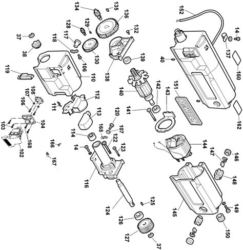 DeWALT DW734 Portable Thickness Planer Parts (Type 1) - DeWALT Planer ...