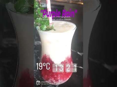 "Purple Rain" / Mocktail/ Best Mocktails recipes/ ice cream base/ juice ...