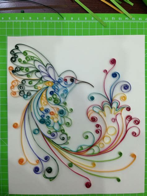 Hummingbird | Quilling patterns, Paper quilling designs, Quilling designs