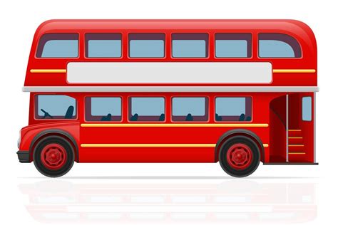 london red bus vector illustration Cartoon School Bus, Bus Cartoon ...