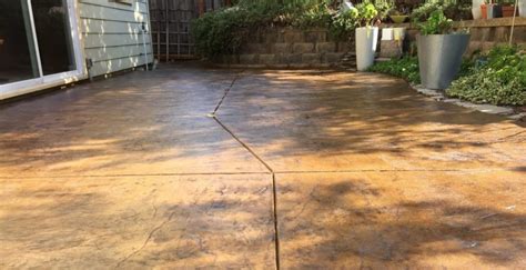 Concrete Stain and Sealer Patio Makeover | Concrete Exchange