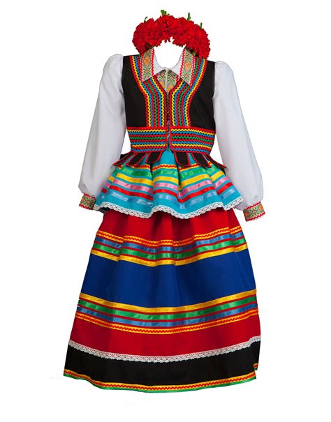 Polish folk dress girls - Poland national clothing | RusClothing.com