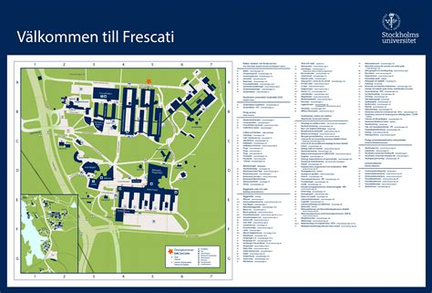 Stockholm university map - Map of Stockholm university (Södermanland ...