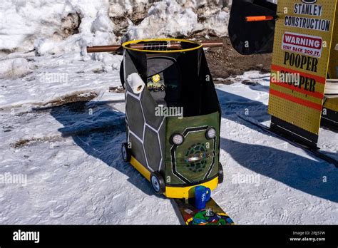 Winter celebration in Stanley, Idaho Stock Photo - Alamy