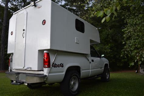 One Guy's Slide-In Truck Camper Project: Custom, Fiberglass Slide-In ...