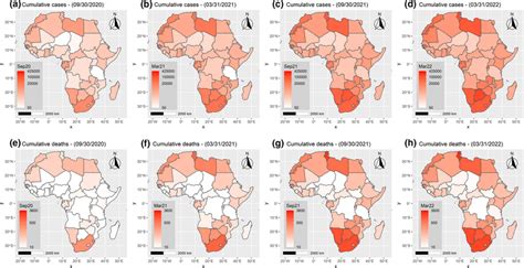 Choropleth map showing the spatial and temporal spread of COVID-19 ...