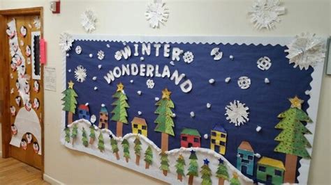 Winter Wonderland Bulletin Board Winter Art, Winter Crafts, Winter ...