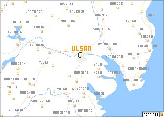 Ulsan (Korea, South) map - nona.net