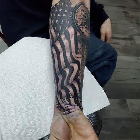 Patriotic Tattoo Sleeve - Worldwide Tattoo & Piercing Blog