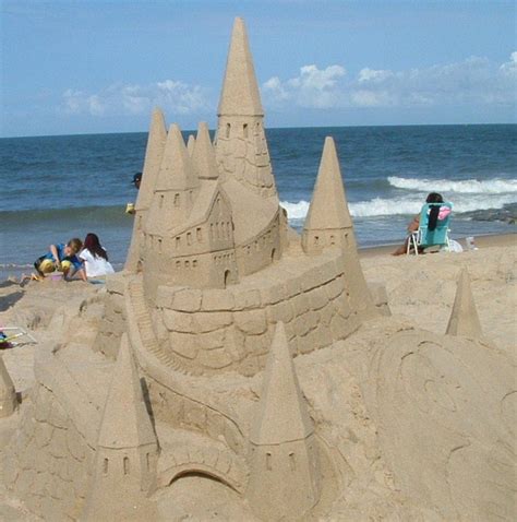 Sand Sculptures on the Beach - Beach Sand Art - Sand Castles