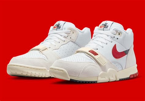 Nike Air Trainer 1 Mid "White/Red/Black" DZ2547-100 | SneakerNews.com