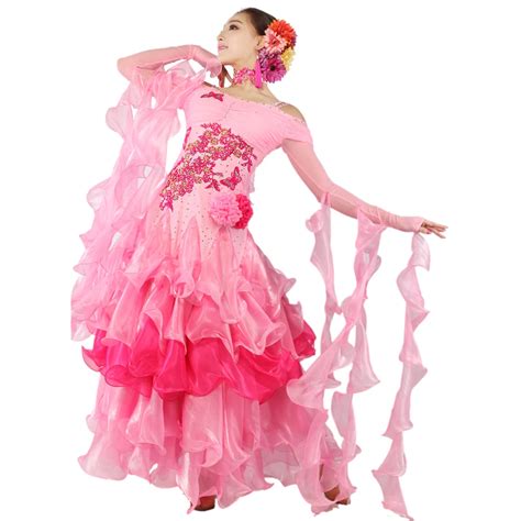 Luxury modern dance competition costume clothing performance wear one ...