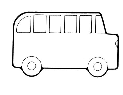 Bus Outline - ClipArt Best