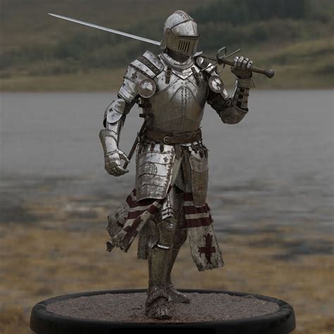 ArtStation - Medieval Knights Models - Crowd - Turntable video., David ...