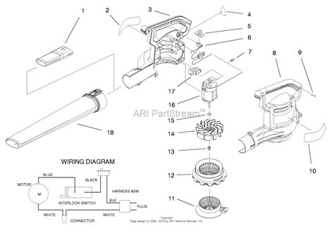 Toro Electric Leaf Blower Parts Diagram