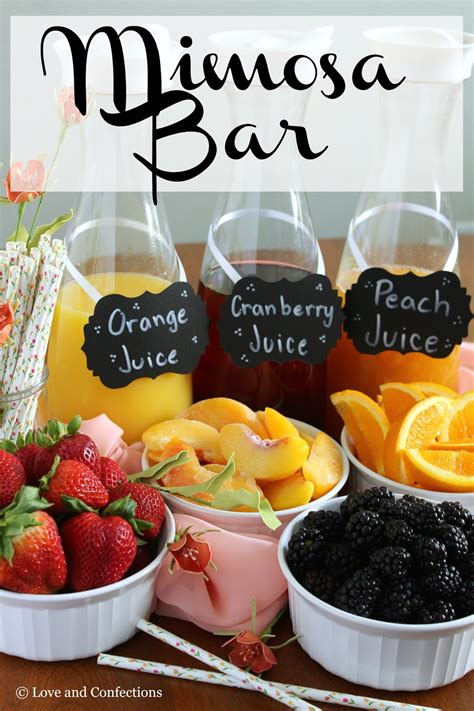 Love and Confections: Mimosa Bar #BrunchWeek