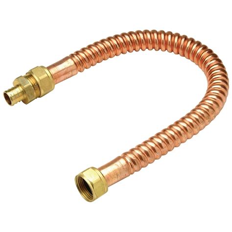 Apollo Copper PEX Flexible Connector Crimp Fitting in the PEX Pipe ...