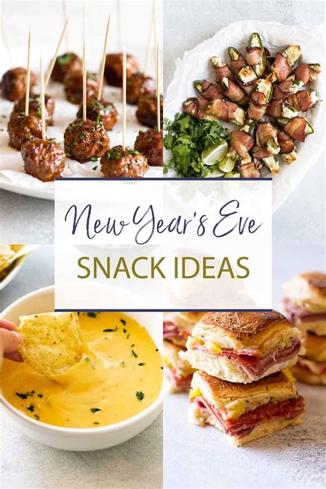 New Year's Eve Snack Ideas | Girl Gone Gourmet