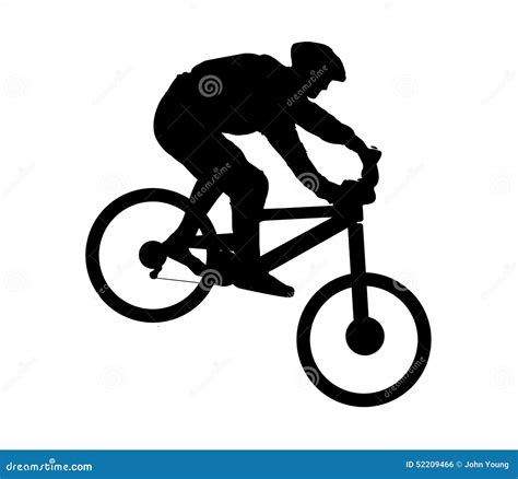 Mountain Biker Stock Vector - Image: 52209466