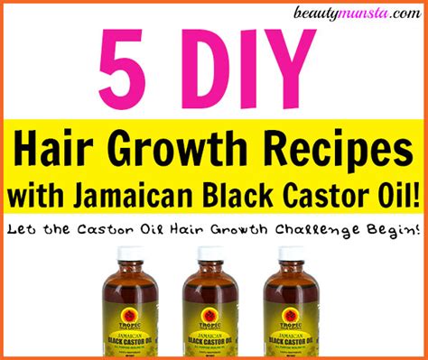 5 DIY Jamaican Black Castor Oil Hair Growth Recipes - beautymunsta ...