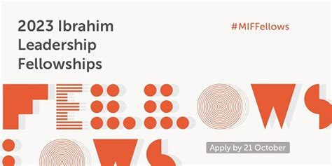 How To Apply for Mo Ibrahim Foundation Leadership Fellowships 2023