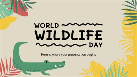 World Wildlife Day Google Slides Theme & PowerPoint Template