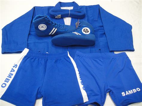 AF Sambo Single Uniform Set (Blue) - Absolute Force - - Boxing, Karate ...