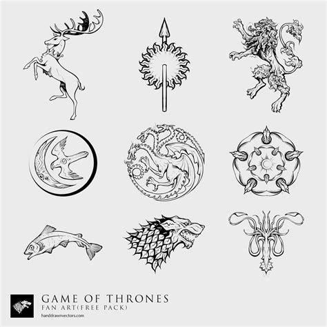 Game Of Thrones Fan Art 23 Vectors - Free Download