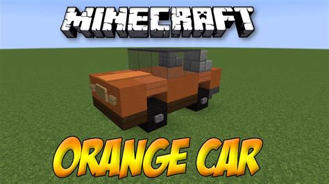 Minecraft: Simple Car Tutorial - YouTube