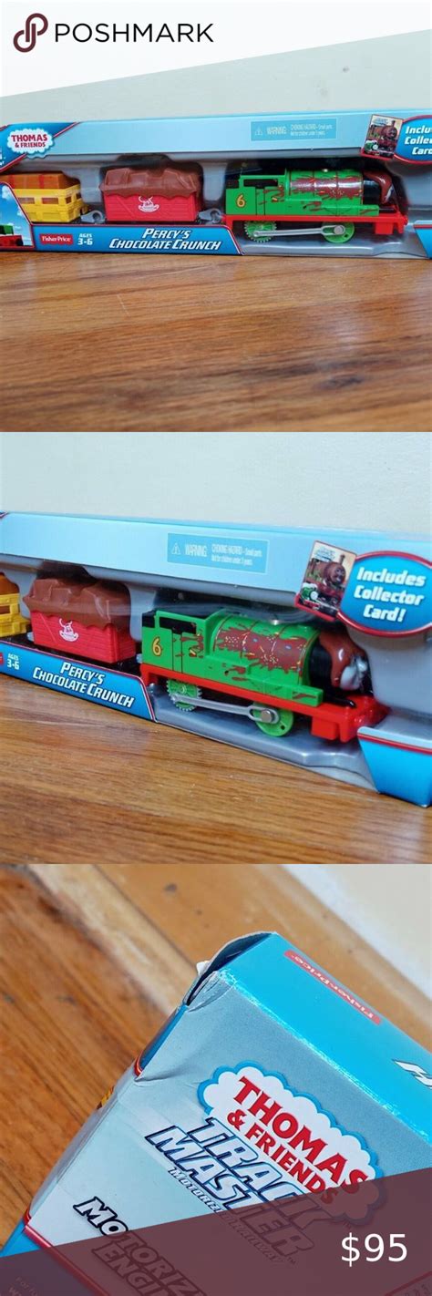 Thomas & Friends Trackmaster Percy’s Chocolate Crunch Motorized ...