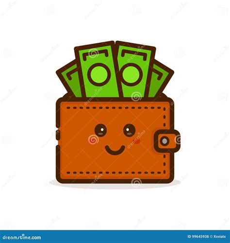 Wallet With Money Clipart Black And White