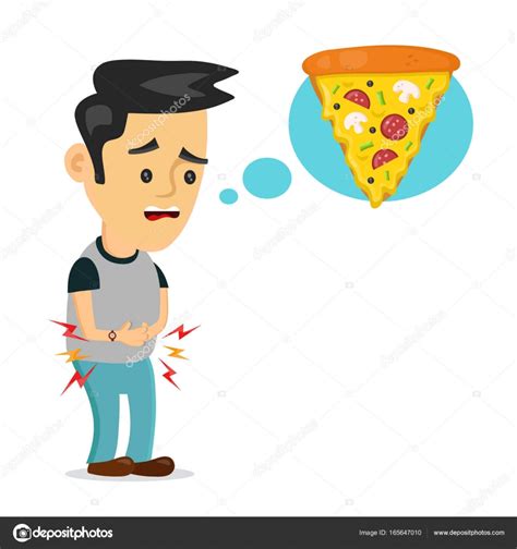 Clipart Of Starving Person Cartoon